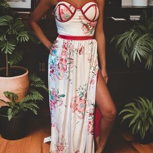 Bodysuit and skirt set